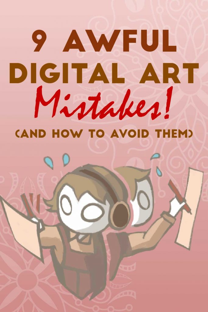 digital art mistakes