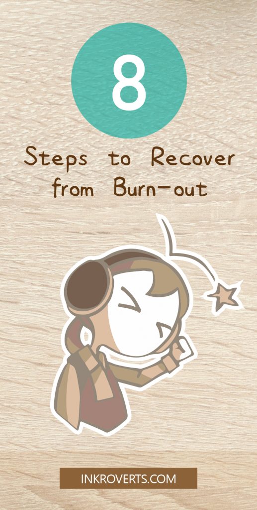8 steps to recover from a burnout