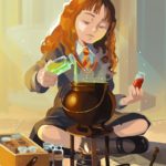 hermione granger harry potter chamber of secrets fan art polyjuice potion