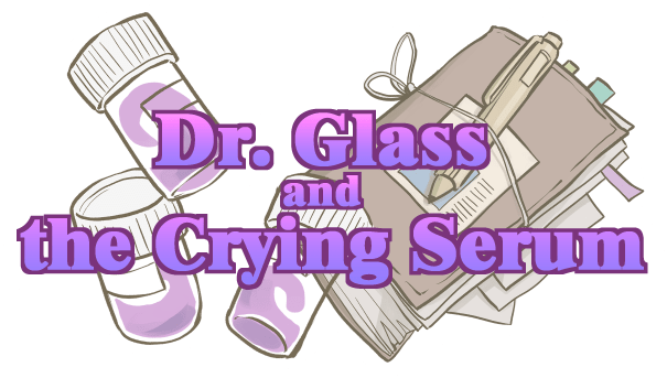 dr glass and the crying serum comic grim reader logo