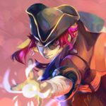 dnd game character art illustration celestial sorcerer reborn pirate